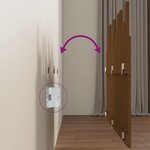 vidaXL Tête de lit murale Marron miel 127 5x3x80 cm Bois massif de pin