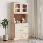 vidaXL Buffet ALTA 77x35x165 cm bois massif de pin