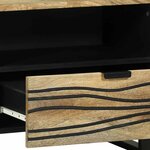 vidaXL Armoire de rangement pour médias Marron 80 x 33.5 x 46 cm