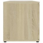 vidaXL Meuble TV Chêne sonoma 120x34x37 cm Bois d’ingénierie