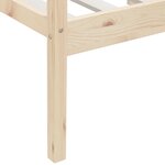 vidaXL Cadre de lit bois de pin massif 90x200 cm