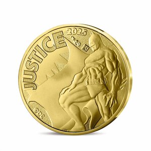 DC COMICS Monnaie de 250€ Or BATMAN - JUSTICE