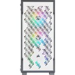 CORSAIR Boîtier PC iCUE 220T RGB Airflow - Moyen Tour - Verre trempé - Blanc (CC-9011174-WW)