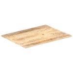 vidaXL Dessus de table Bois de manguier solide 15-16 mm 80x60 cm