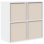 vidaXL Buffet avec tiroir Blanc 68 5 x 32 x 67 cm