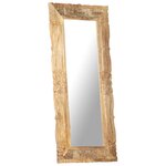 vidaXL Miroir 110x50 cm Bois de manguier massif