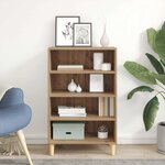 vidaXL Buffet chêne artisanal 57 x 35 x 89 5 cm Bois d'ingénierie