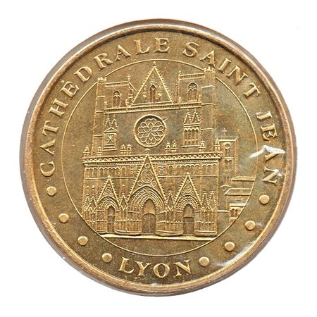 Mini médaille Monnaie de Paris 2008 - Cathédrale Saint-Jean de Lyon