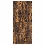 vidaXL Cabinet à chaussures avec porte Multicolore 80 x 35.5 x 180 cm