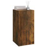 vidaXL Meuble TV Chêne fumé 30 5x30x60 cm Bois d'ingénierie