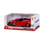 BURAGO Voiture Ferrari en métal Aperta Rouge a l'échelle 1/24eme