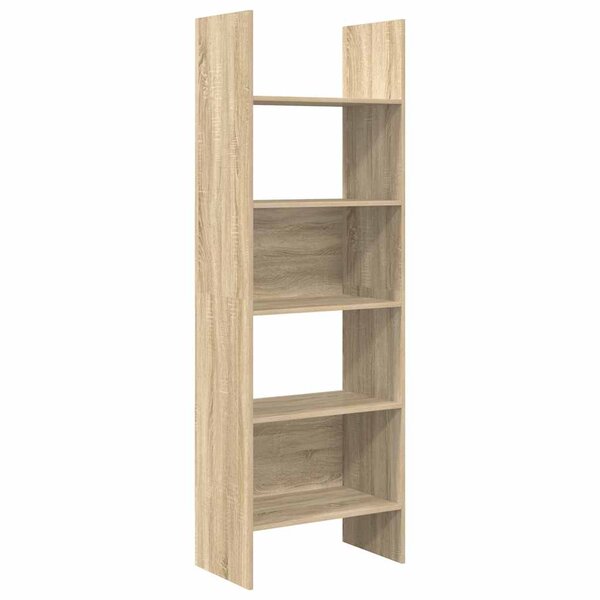 vidaXL Bibliothèque Chêne sonoma 60x35x180 cm Bois d’ingénierie