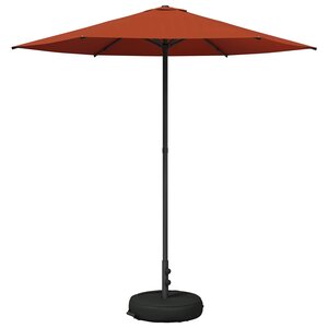 vidaXL Parasol de jardin avec base 230 x 230 cm Polyester