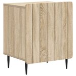 vidaXL Cabinet de chevet 2 Pièces Chêne Sonoma 43 x 34 5 x 52 cm