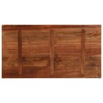 vidaXL Dessus de table 110x50x2 5cm rectangulaire bois massif récupéré