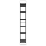 vidaXL Armoire haute Gris 100x30x210 cm Bois de pin solide