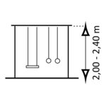 AXI Balançoire nid d'oiseau Summer 100 cm Vert