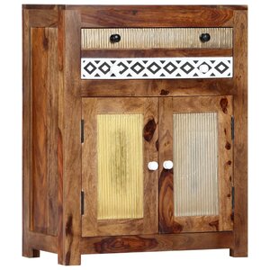 vidaXL Armoire latérale 60x30x75 cm Bois massif