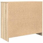 vidaXL Buffet chêne sonoma 85x34x76 cm bois d'ingénierie
