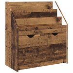 vidaXL Bibliothèque pour enfants Bois ancien 60 x 29 5 x 69 cm