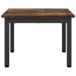 vidaXL Table basse Chêne Fumé 50 x 50 x 36 cm Bois d'ingénierie