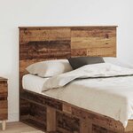 vidaXL Tête de lit Bois Ancien 135 cm Bois d'ingénierie