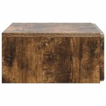 vidaXL Table d'appoint murale Chêne fumé 59 x 34 5 x 17 cm