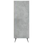 vidaXL Armoire à étagères gris béton 34 5x32 5x90 cm bois d'ingénierie