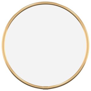 vidaXL Miroir mural Doré Ø 20 cm Rond