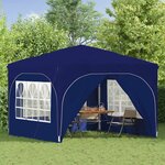 vidaXL Tente de fête pop-up 290 x 290 x 245 cm Bleu