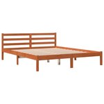 vidaXL Cadre de lit sans matelas cire marron 180x200cm bois pin massif