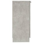 vidaXL Buffets 2 Pièces Gris béton 30x30x70 cm Bois d'ingénierie