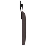 vidaXL Tête de lit suspendue Marron foncé Tissu