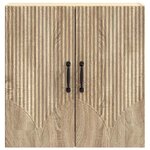 vidaXL Armoire Murale 59 x 31 x 60 cm Bois d'ingénierie Chêne Sonoma