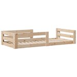 vidaXL Cadre de lit sans matelas 90x190 cm bois de pin massif