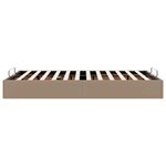 vidaXL Cadre de lit ottoman sans matelas cappuccino 120x200 cm