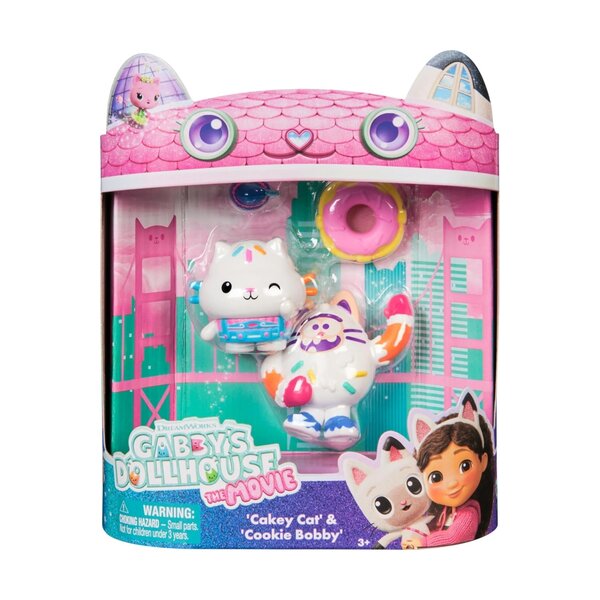 Spin Master 6074285 - Gabby's Dollhouse: Le Film Kuchi & Cookie Bobby