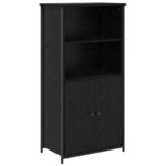 vidaXL Haut Armoire Chêne noir 62 x 36 x 121 5 cm Bois d'ingénierie