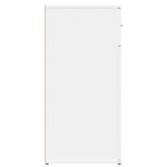 vidaXL Buffets 2 Pièces blanc 79x38x80 cm bois d’ingénierie