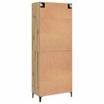 vidaXL Haut Armoire 2 Pièces Chêne artisanal Bois d'ingénierie