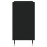 vidaXL Buffet noir 103 5x35x70 cm bois d'ingénierie