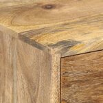 vidaXL Table de chevet 36 x 30 x 60 cm Bois de manguier massif