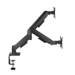Support de table pivotant et inclinable à contrepoids Aisens ECO pour moniteur/TV 9 kg (3 pivots - 2 bras) 17-32" - Noir