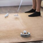 Sklz aide à la précision de putting de golf putt pocket gris