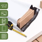 Pack and Move - Lot 120 enveloppes pour expédition - 27 x 30 cm - Fermeture adhésive - Opaques  étanches et indéchirables