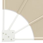 vidaXL Écran de confidentialité pour balcon Beige 160 x 160 cm tissu