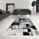 Tapis d'intérieur FACE 80 x 150 cm - Gris