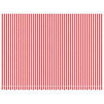vidaXL Tissu de remplacement pour auvent rayures rouges et blanches
