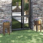 vidaXL Jardinières d'extérieur 2 Pièces Marron miel 31x31x70cm Pin massif