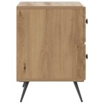 vidaXL Cabinet de chevet Chêne artisanal 43 x 34 5 x 47 5 cm